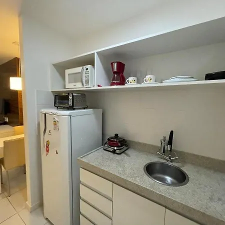 V1117 Lindo Flat Aconchegante Em Hotel De Bsb Brasilia Exterior photo