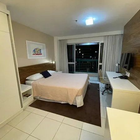 V1117 Lindo Flat Aconchegante Em Hotel De Bsb Brasilia Exterior photo